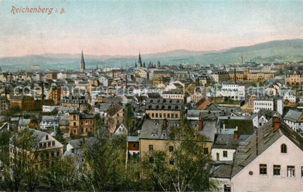 Reichenberg Liberec Boehmen Panorama