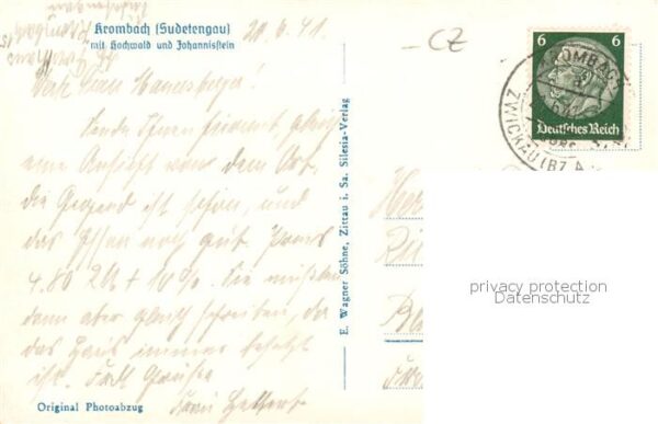 Krombach Sudetenland mit Hochwald und Johannisstein – Bild 2