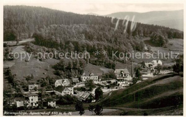 Agnetendorf  Jagniatkow Jelenia Gora Riesengebirge PL Panorama
