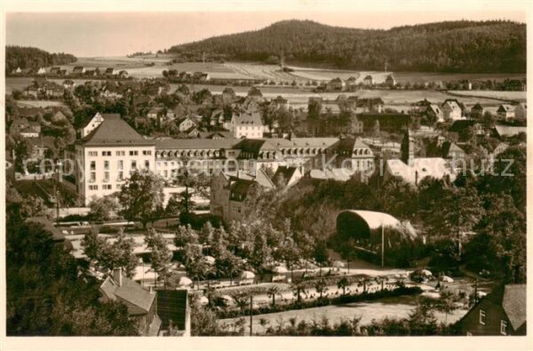 Oberschlema Erzgebirge Radiumbad Konzertplatz Kurhotel und Kurhaus