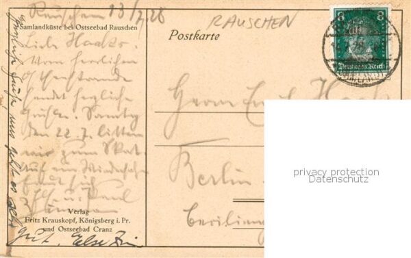 Rauschen Ostseebad Kaliningrad Swetlogorsk RU Samlandkueste – Bild 2