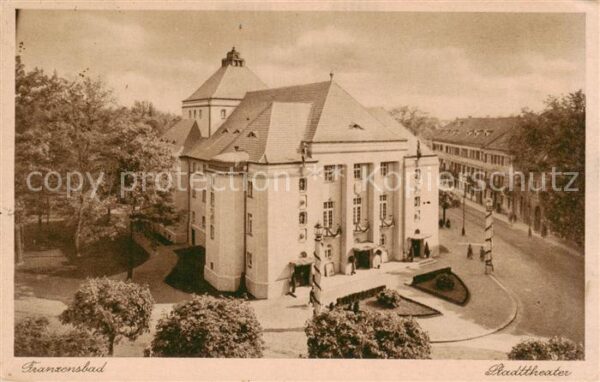Franzensbad Boehmen Frantiskovy Lazne CZ Stadttheater