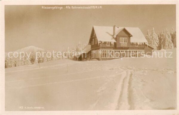Riesengebirge Krkonose Karkonosze Alte Bohnwiesbaude