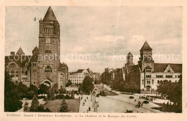 Poznan Posen Zamek i Ziemstwo Kredytowe