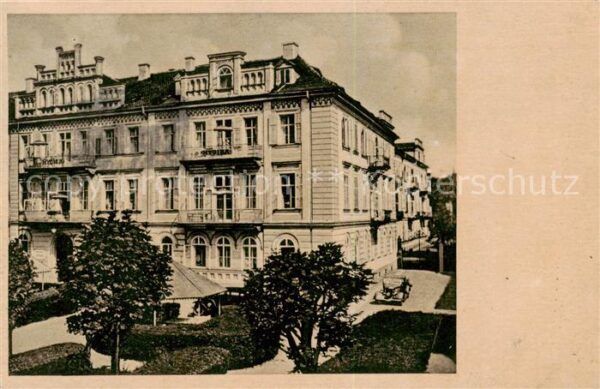Franzensbad Boehmen Frantiskovy Lazne CZ Kurhotel Hygiea