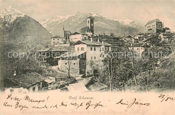 Schenna Meran Trentino IT Dorfpartie