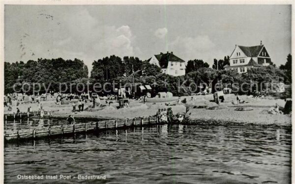 Insel Poel Badestrand Feldpost