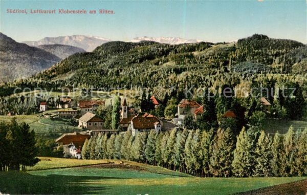 Klobenstein Ritten Suedtirol IT Panorama