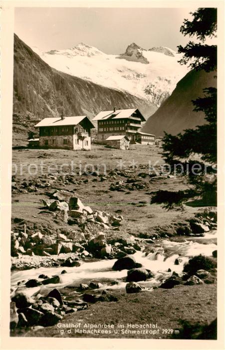 Habachtal Steiermark AT Gasthof Alpenrose Panorama