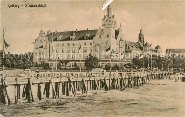 Kolberg  Ostseebad Kolobrzeg PL Strandschloss