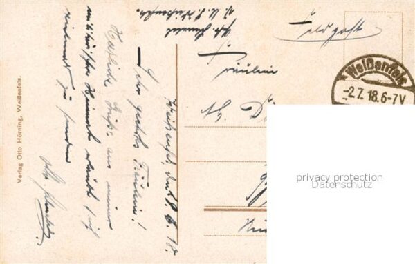 Weissenfels Saale Schloss Feldpost – Bild 2