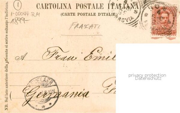 Frascati Roma  Rom IT Panorama di Frascati dalla Villa Aldobrandini – Bild 2