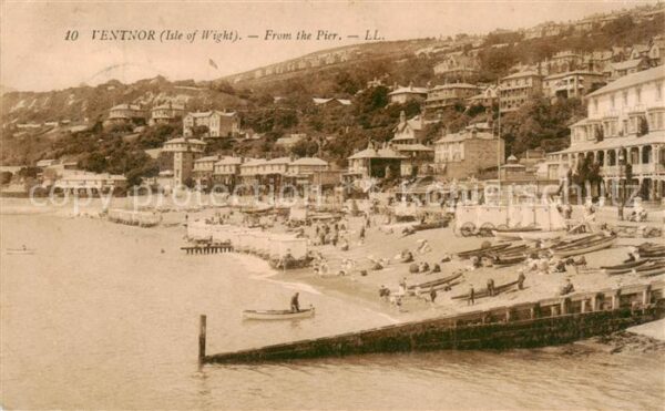 Ventnor Isle of Wight UK From the Pier