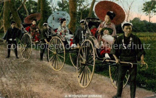 Japan A Rickshaw Parade