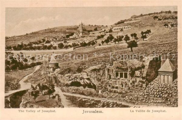 Jerusalem  Yerushalayim Israel The Valley of Josaphat