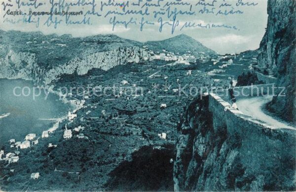 Capri Italia Panorama da Anacapri