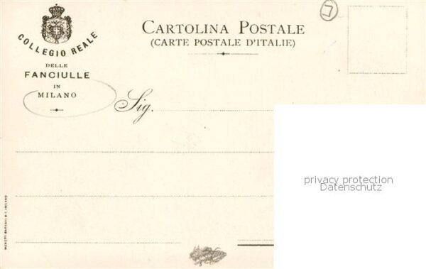 Milano Mailand IT Collegio Reale delle Fanciulle Il Refettorio – Bild 2