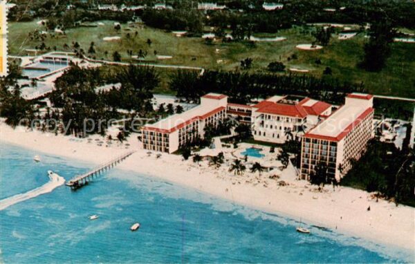 Nassau -Bahamas The Ambassador Beach Hotel and Golf Club Air view