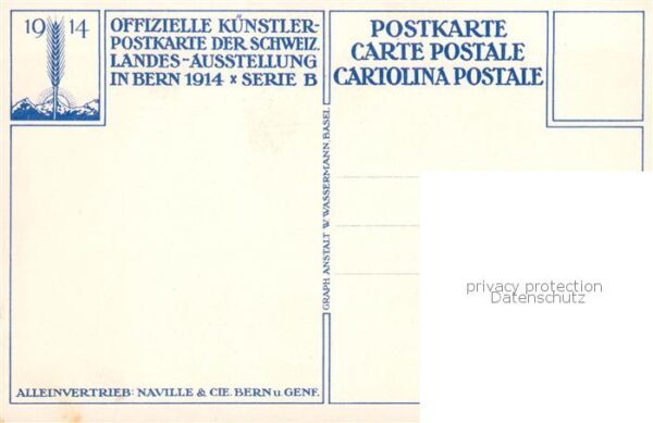 Landesausstellung Bern 1914 Schweiz Texil Indvstrie – Bild 2