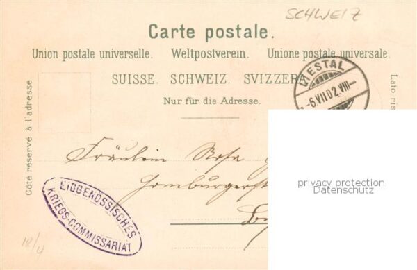 Militaria Schweiz Soldatengruss Infanterie – Bild 2