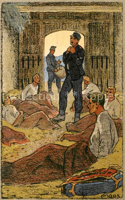 Militaria Schweiz Feldpostkarte Grenzenbesetzung 1914/15