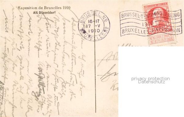 Exposition Universelle Bruxelles 1910 Alt Duesseldorf – Bild 2