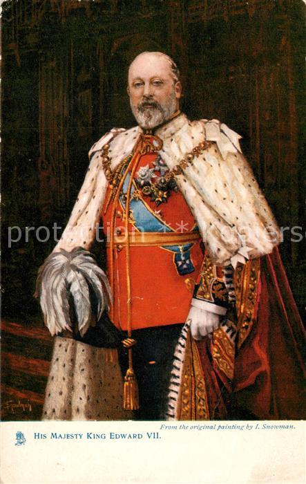 Verlag Tucks Oilette Serie His Majesty King Edward VII