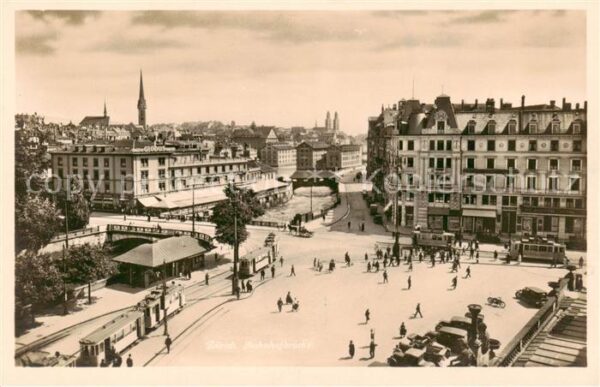 Strassenbahn Zuerich Bahnhofbruecke