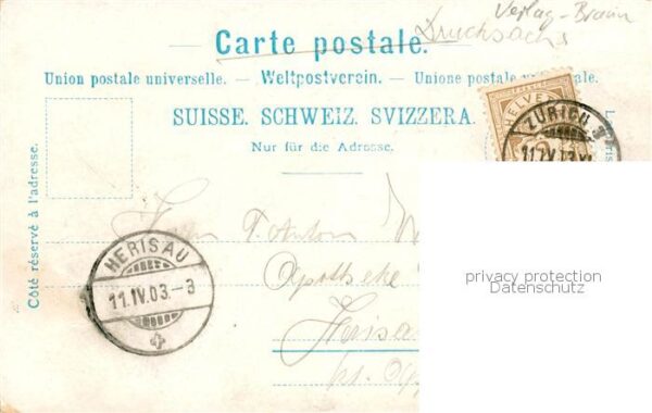 Verlag Braun Nr. Nr. 944Zuerich Tonhalle – Bild 2