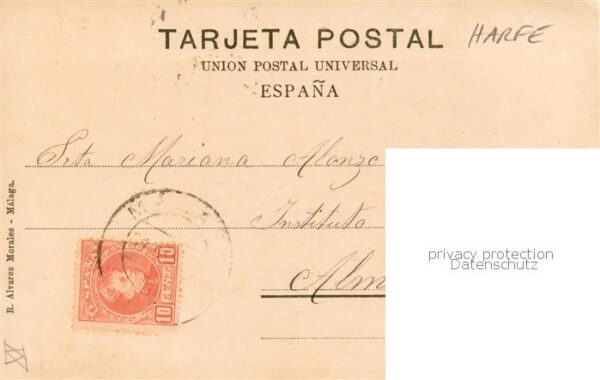 Verlag NPG Nr. Engel Harfe Foto – Bild 2