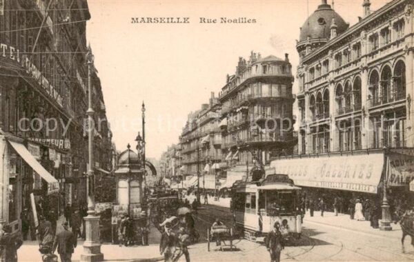 Strassenbahn Marseille Rue Noailles
