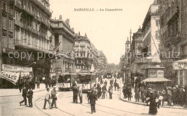 Strassenbahn Marseille La Cannebiere