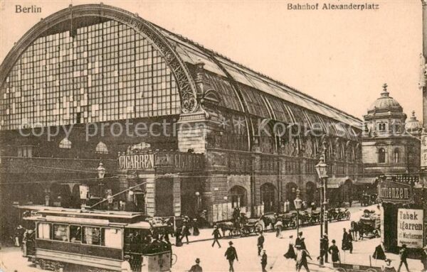 Strassenbahn Berlin Bahnhof Alexanderplatz