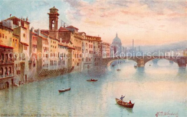 Verlag Tucks Oilette Serie Firenze
