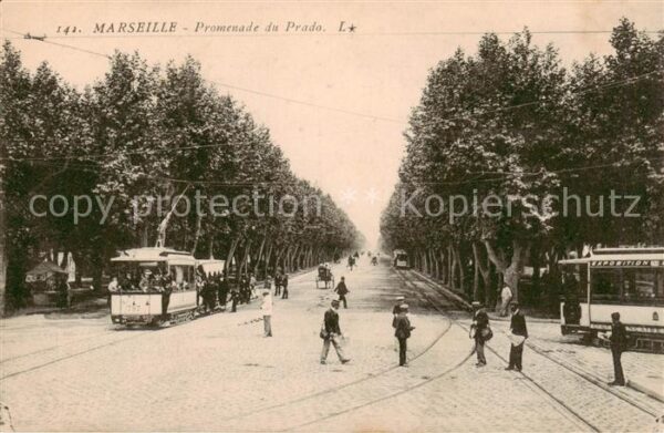 Strassenbahn Marseille Promenade du Prado