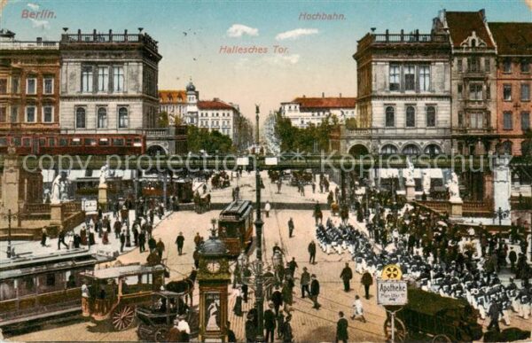 Strassenbahn Berlin Hallescher Tor Hochbahn