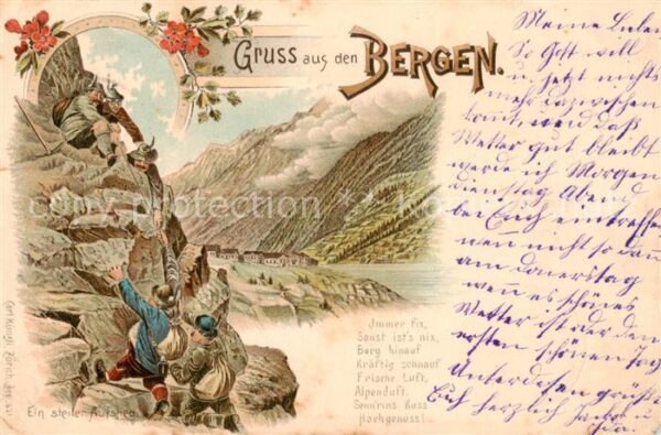 Verlag Kuenzli Zuerich Nr. Nr. 621 Ein Steiler Aufstieg