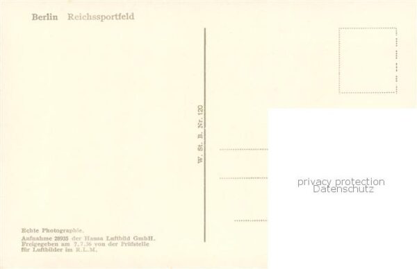 Stadion Stadium Estadio Berlin Reichssportfeld – Bild 2