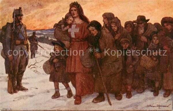 Bundesfeier Schweiz zu gunsten durch den Krieg