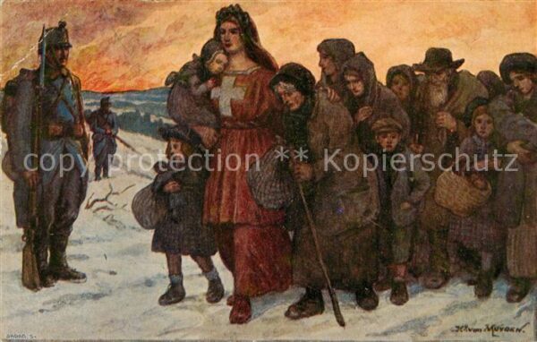 Bundesfeier Schweiz Sadag.S. Zu gunsten durch den Krieg