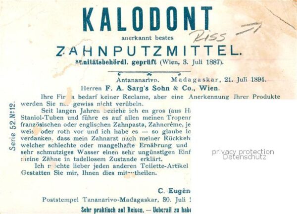 Kinder Child Enfants Kalodont Zahncreme – Bild 2
