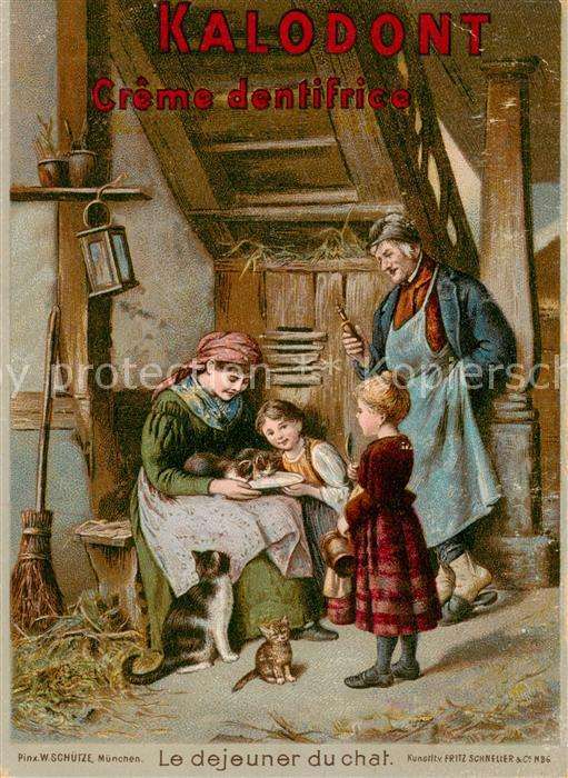 Kinder Child Enfants Kalodont Werbung