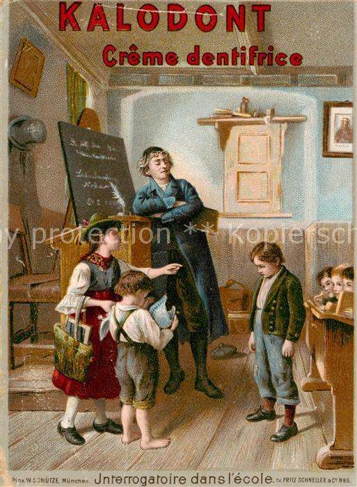 Schule School Ecole Escuela Scuola-- Kalodont Werbung