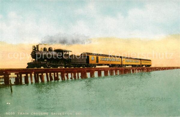 Eisenbahn Train Galveston bay
