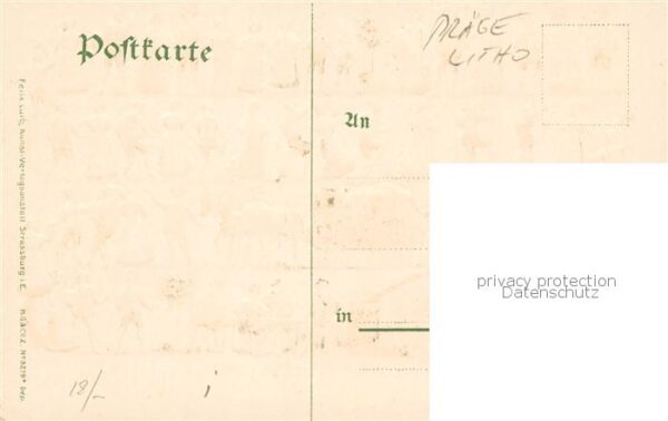 Landwirtschaft Trachten Litho Oberbayern – Bild 2