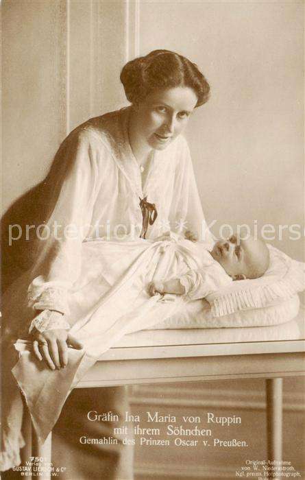 Adel Preussen Graefin Maria von Ruppin