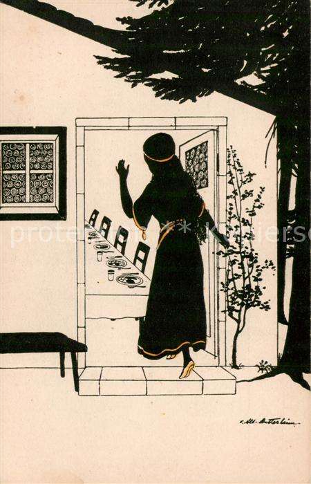 Maerchen Sagen fairy tale conte Schneewittchen Schattenbild