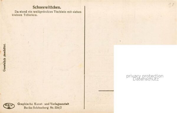 Maerchen Sagen fairy tale conte Schneewittchen Schattenbild – Bild 2