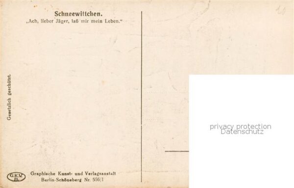 Maerchen Sagen fairy tale conte Schneewittchen Schattenbild – Bild 2
