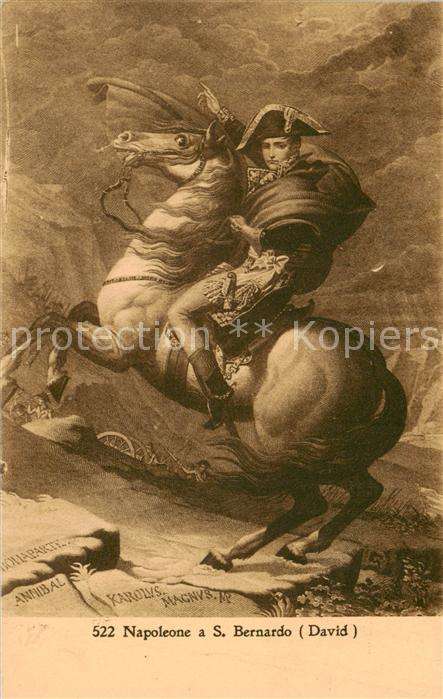 Napoleon Bonaparte 522 Napoleone a S. Bernardo (David)